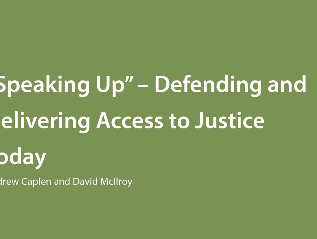 Why we need to â€œspeak upâ€ now