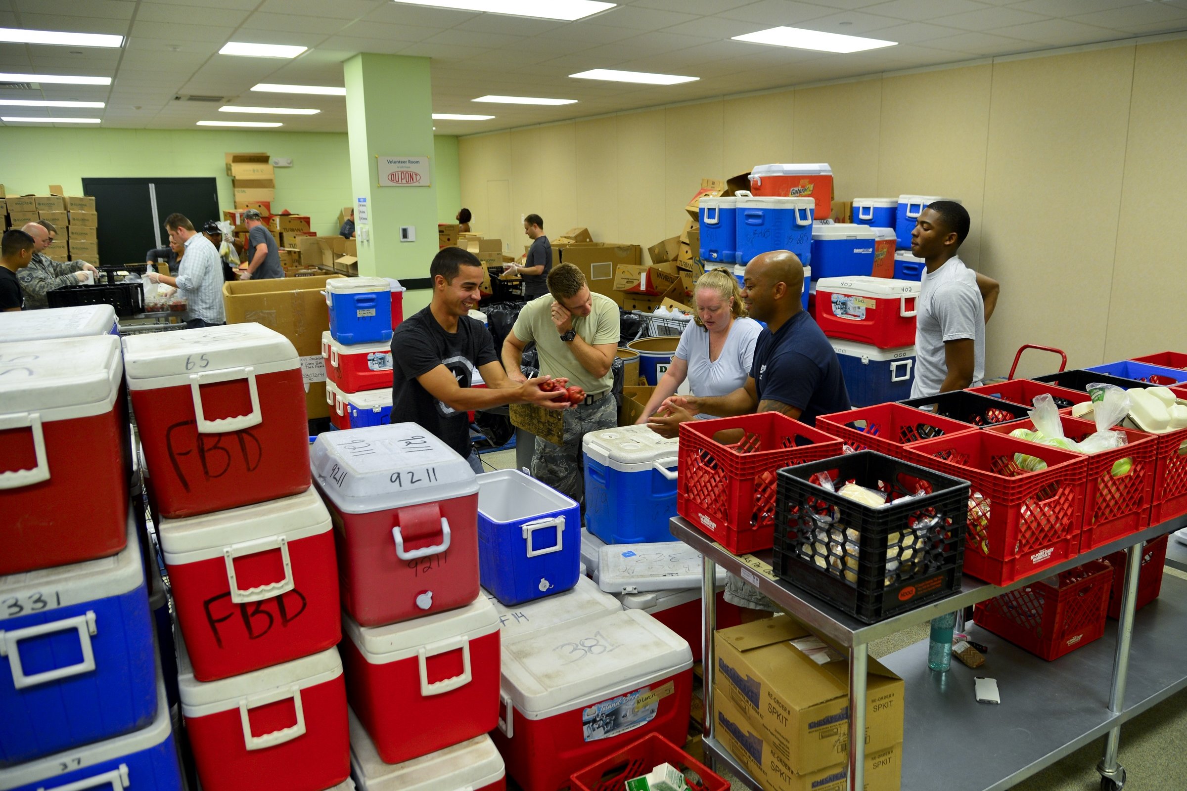 Stockpiles and food banks
