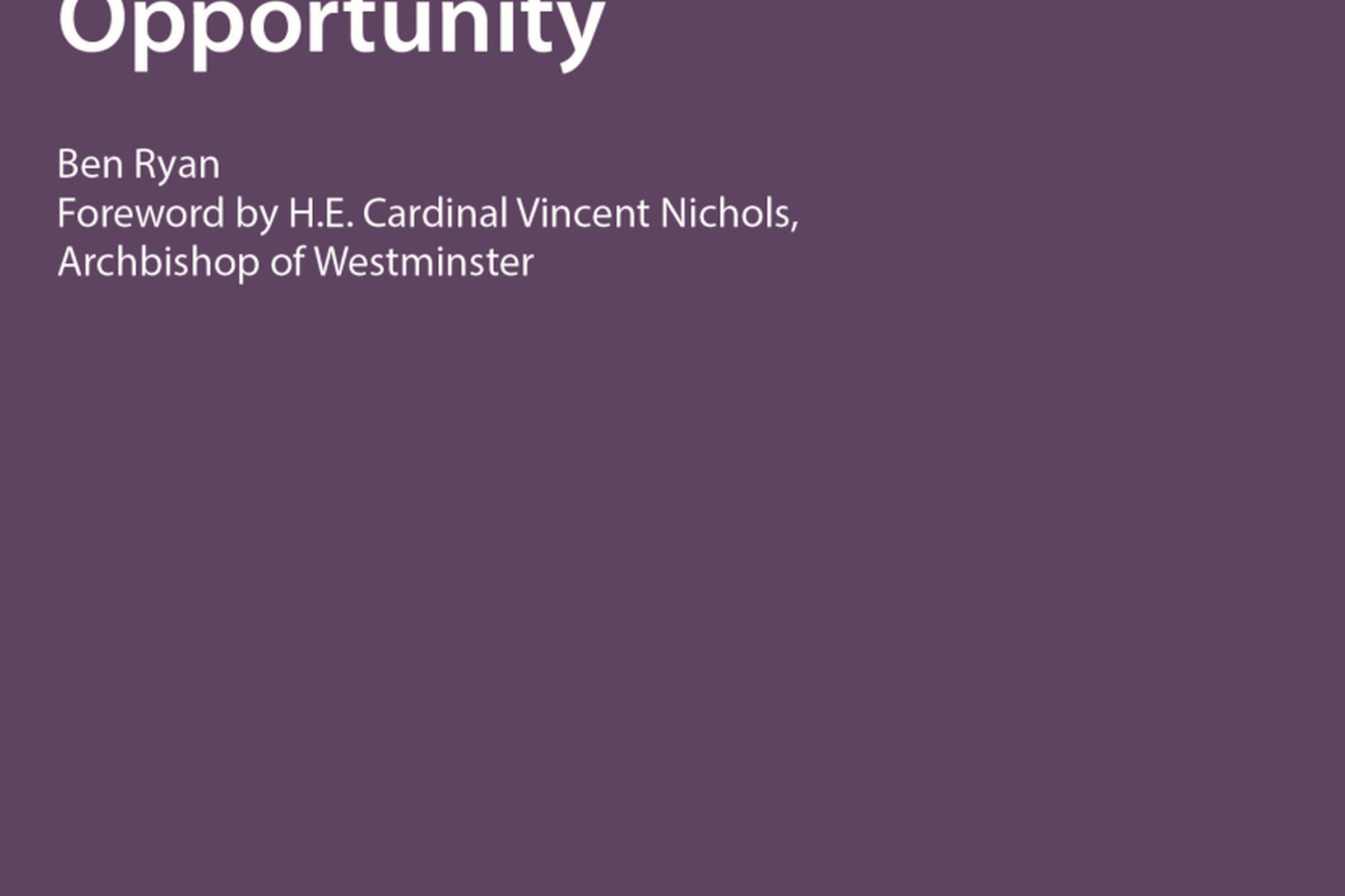 Catholic Social Thought and Catholic Charities in Britain Today