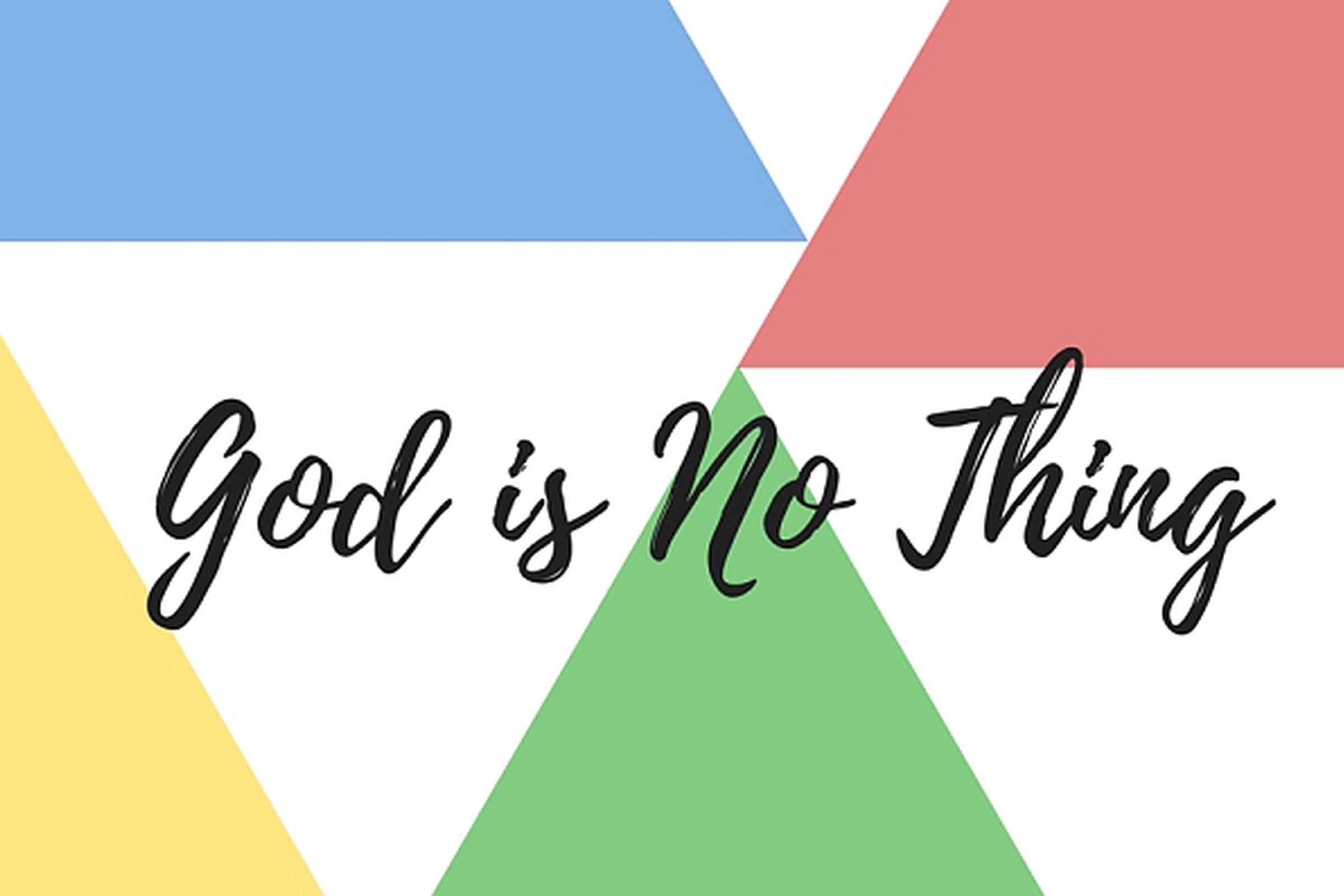 God Is No Thing an interview with Rupert Shortt