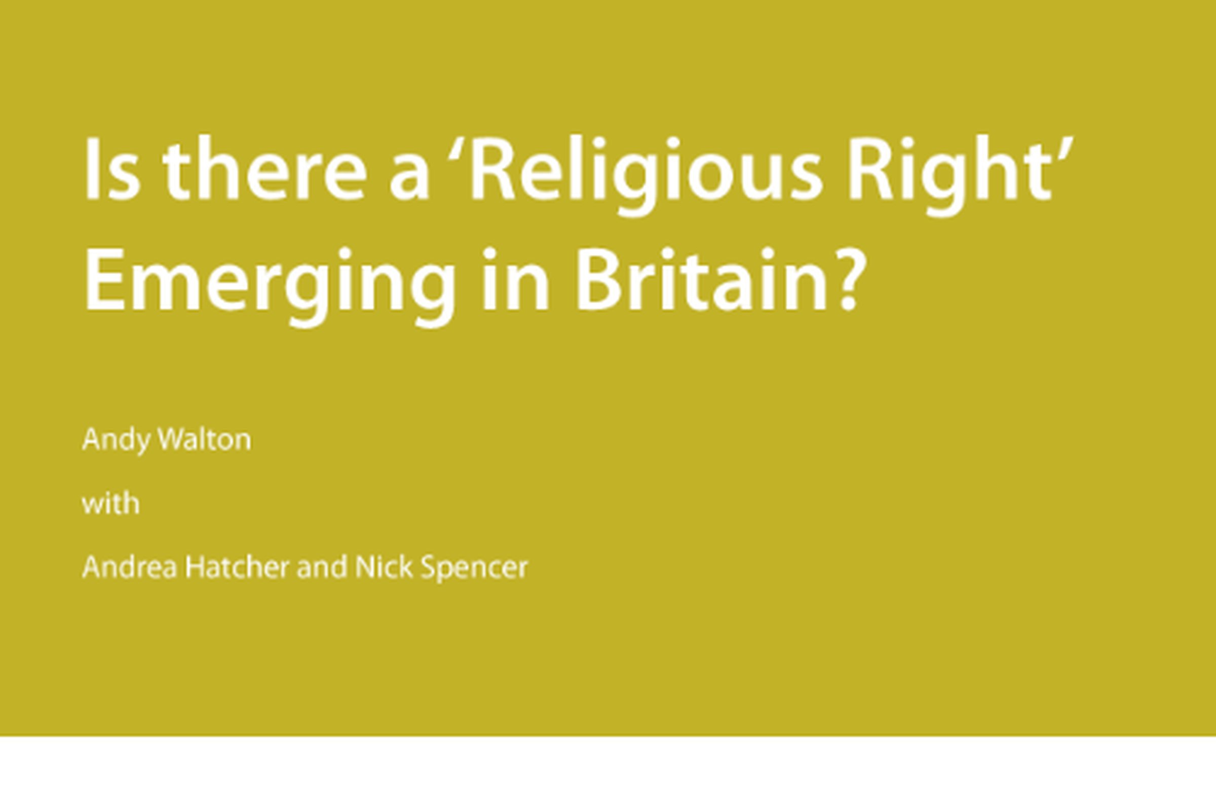 Claims of a British 'Religious Right' are misleading
