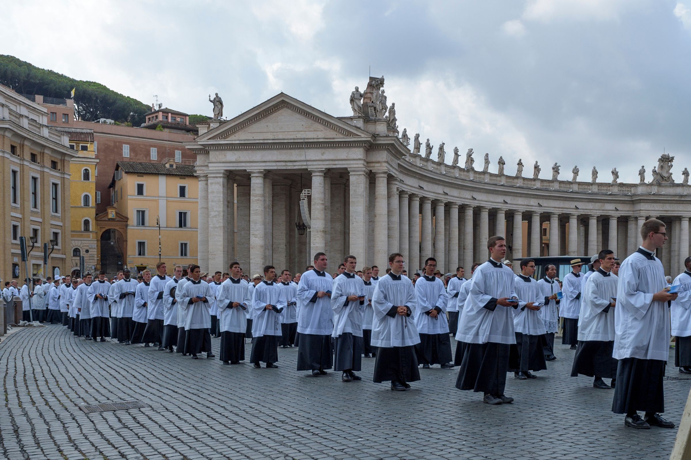The Priestly Society Of Saint Pius X In St. Peter's Square. Vatican City, Vatican State.